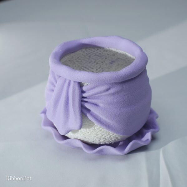 RibbonPot パステルパープルの後ろ姿