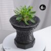 CrackPot｜高通気3Dプリント鉢 3号〜7号