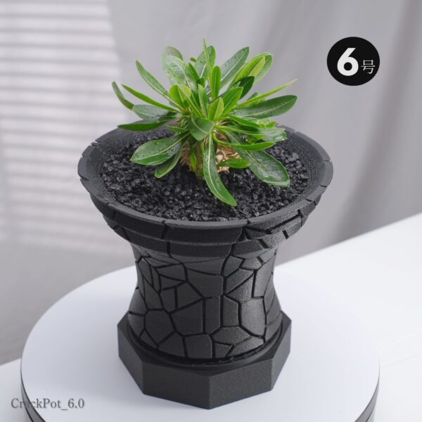 CrackPot｜高通気3Dプリント鉢 3号〜7号