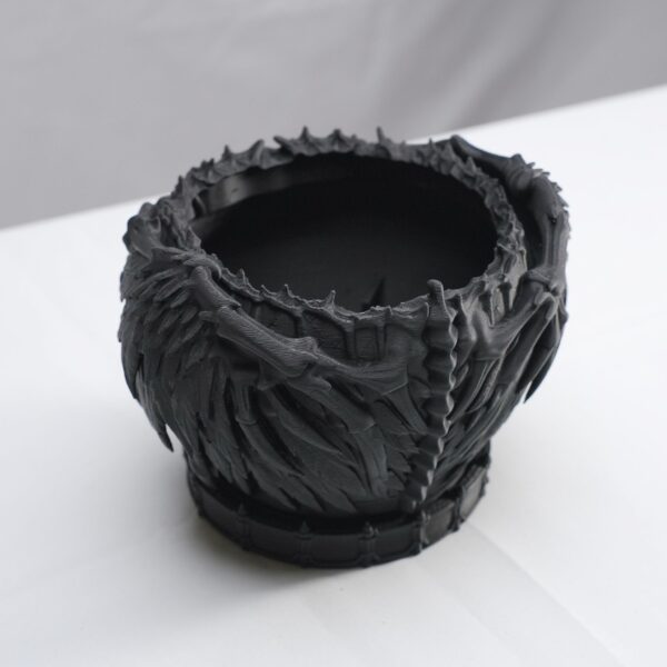 DevilBowl｜アガベ・塊根植物向け 悪魔の翼をまとう3Dプリント鉢 S・M・L