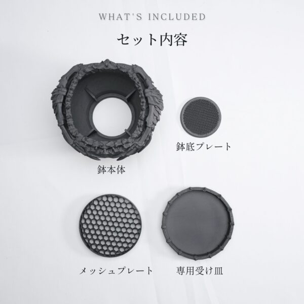 DevilBowl｜アガベ・塊根植物向け 悪魔の翼をまとう3Dプリント鉢 S・M・L