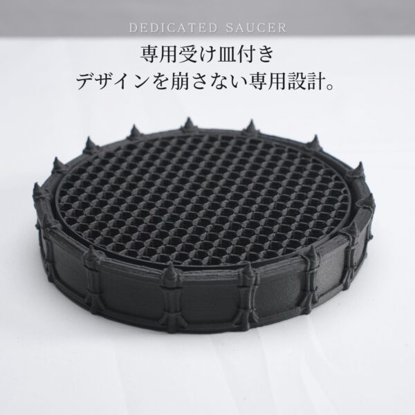 9 DevilPot|パキポディウム・塊根植物向け 悪魔の翼をまとう3Dプリント深鉢 S・M・L